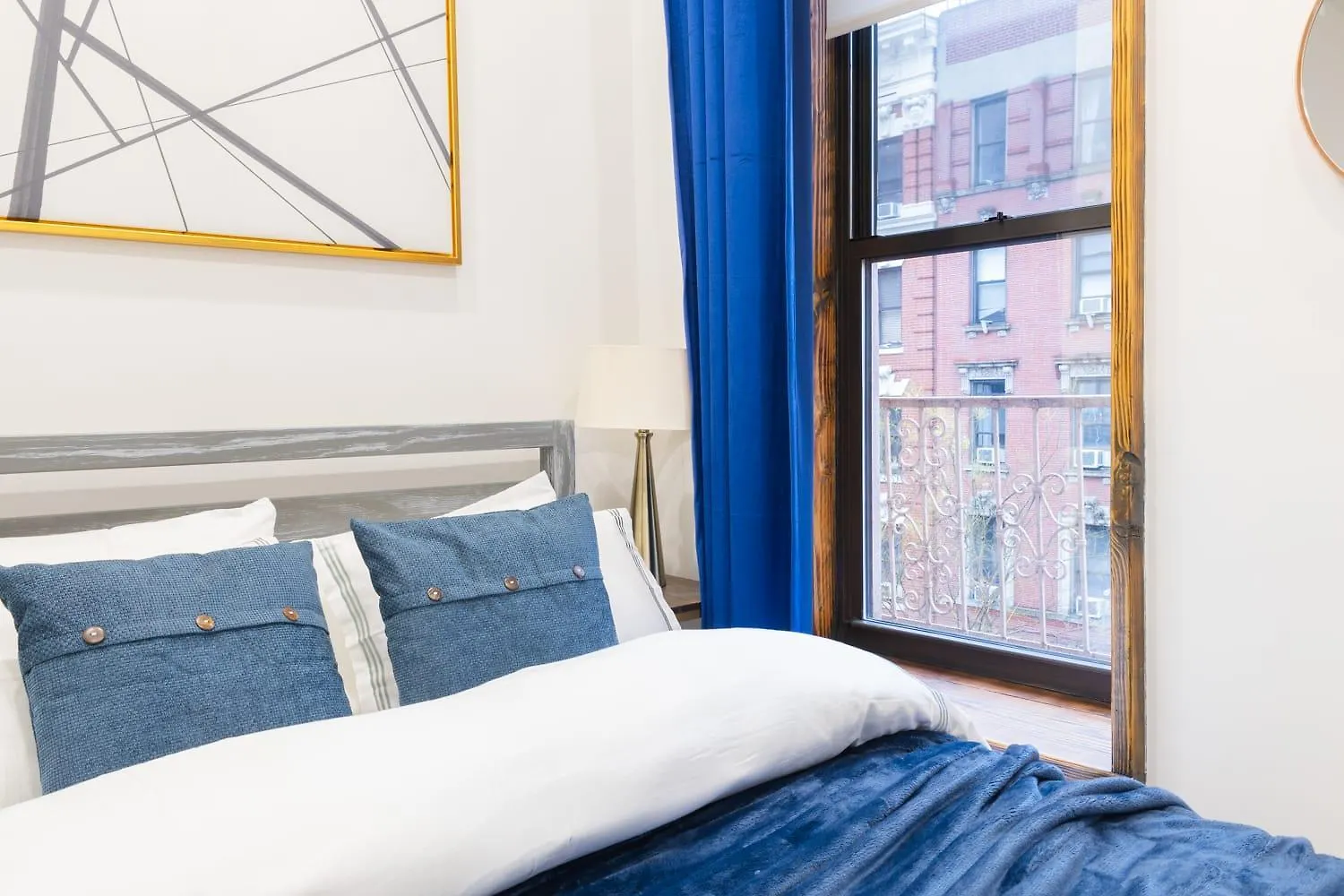 317-4A New Modern 1Br W&D Walk To Central Park Нью-Йорк 0*,