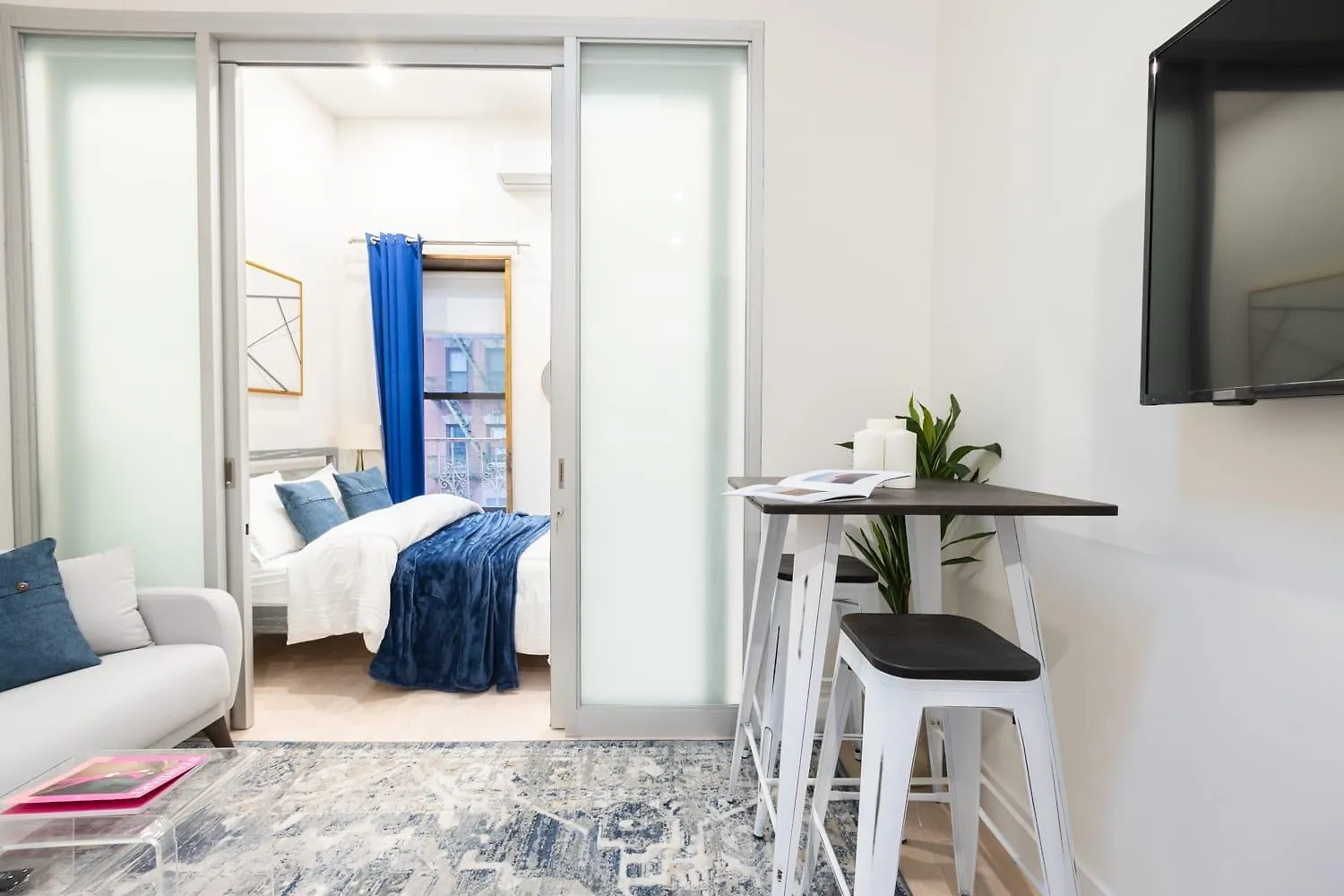 317-4A New Modern 1Br W&D Walk To Central Park Нью-Йорк 0*,