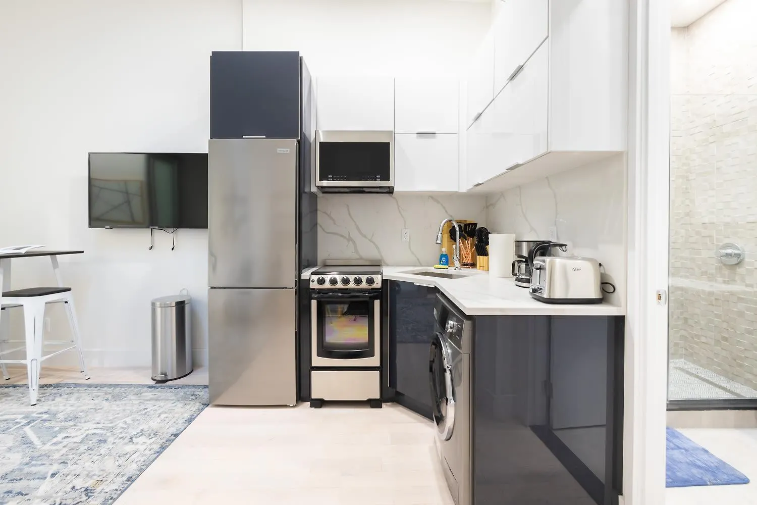 317-4A New Modern 1Br W&D Walk To Central Park Нью-Йорк